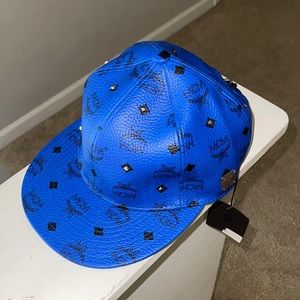 Blue MCM Studded Hat